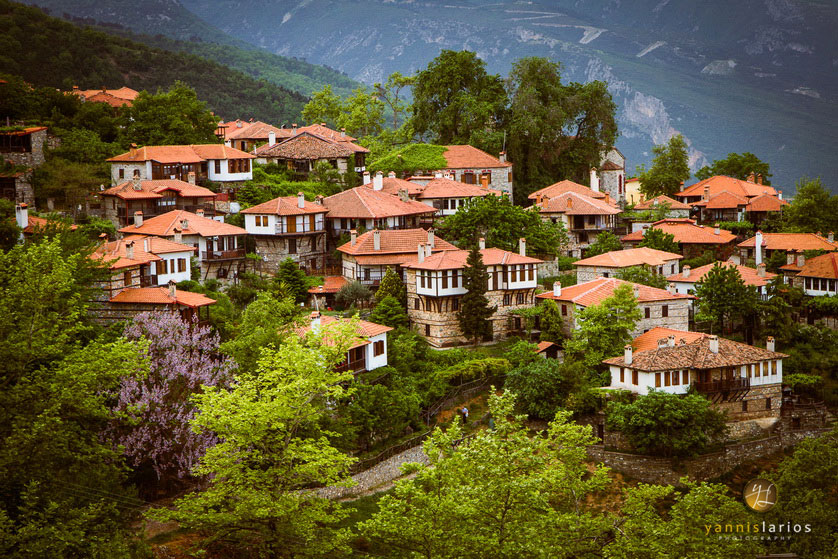 Typical Greek village